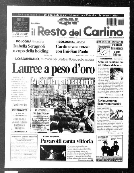 Il Resto del Carlino : giornale dell'Emilia